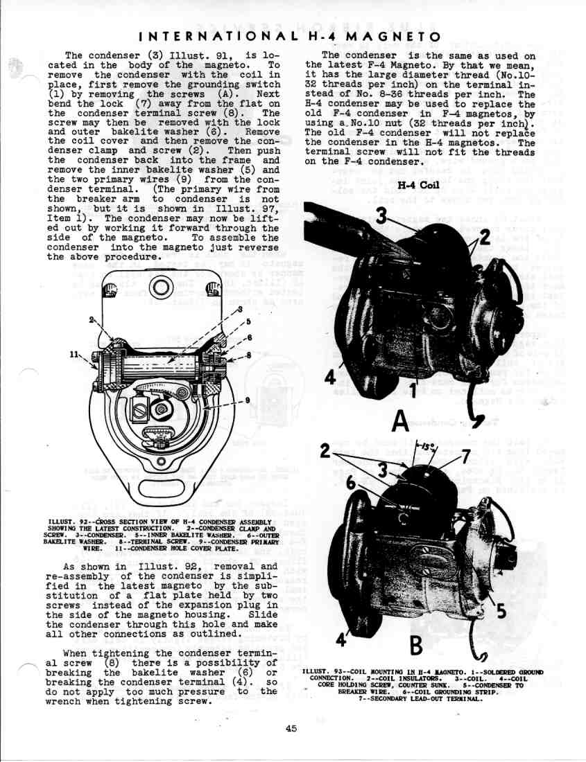 GSS-5035 Service Manual Magnetos